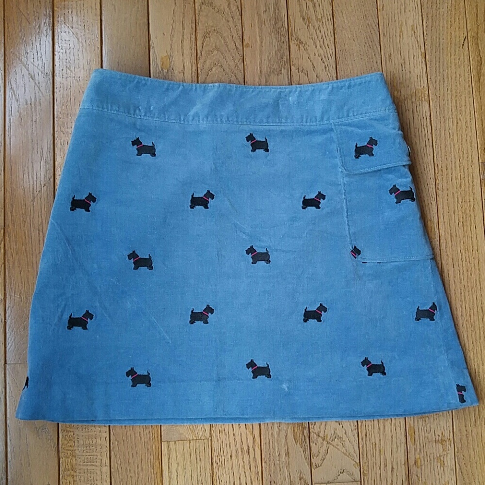 Vintage Lilly Pulitzer Scottie Dog Skirt
